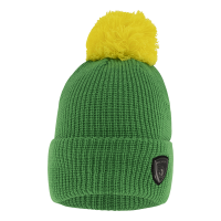 WINTER HAT WITH POMPOM | GREEN | 1 | Diel