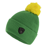 WINTER HAT WITH POMPOM | GREEN | 1 | Diel