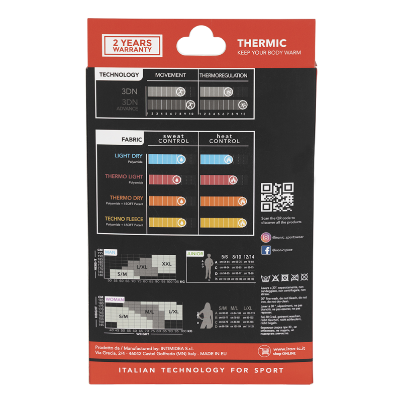 MEN’S THERMAL UNDERWEAR – SET | BLACK | 2XL(56) | Diel