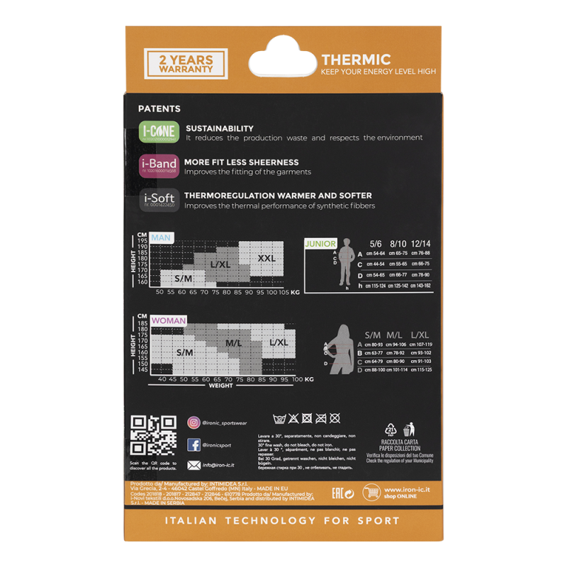 CHILDREN’S THERMAL UNDERWEAR – SET | BLACK | 110-116 | Diel