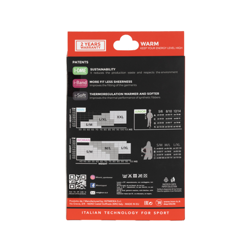 WOMEN’S THERMAL TOP | WHITE | L-XL | Diel