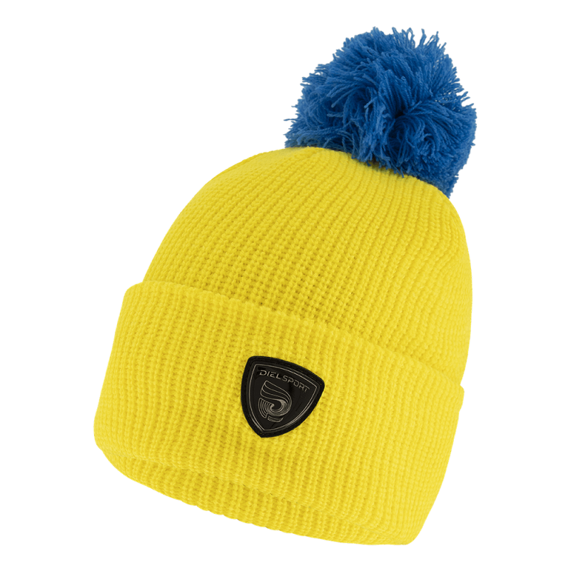 WINTER HAT WITH POMPOM | YELLOW | 1 | Diel