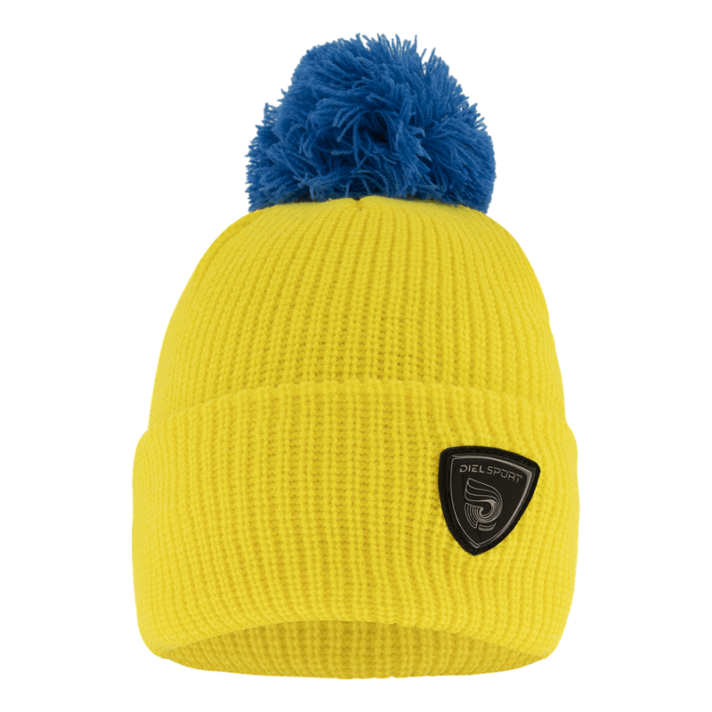 WINTER HAT WITH POMPOM | YELLOW | 1 | Diel