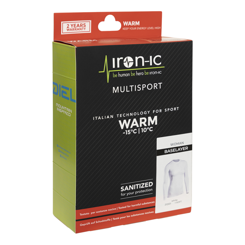 WOMEN’S THERMAL TOP | WHITE | S-M | Diel