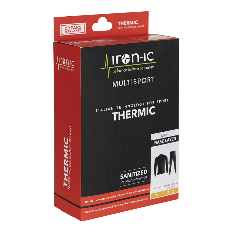 MEN’S THERMAL UNDERWEAR – SET | BLACK | 2XL(56) | Diel