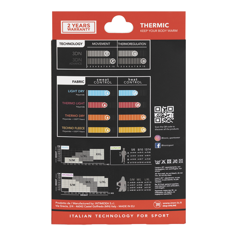 WOMEN’S THERMAL UNDERWEAR – SET | BLACK | L-XL | Diel