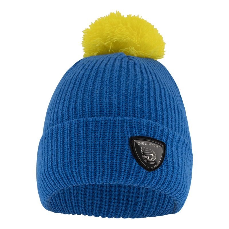WINTER HAT WITH POMPOM | BLUE | 1 | Diel